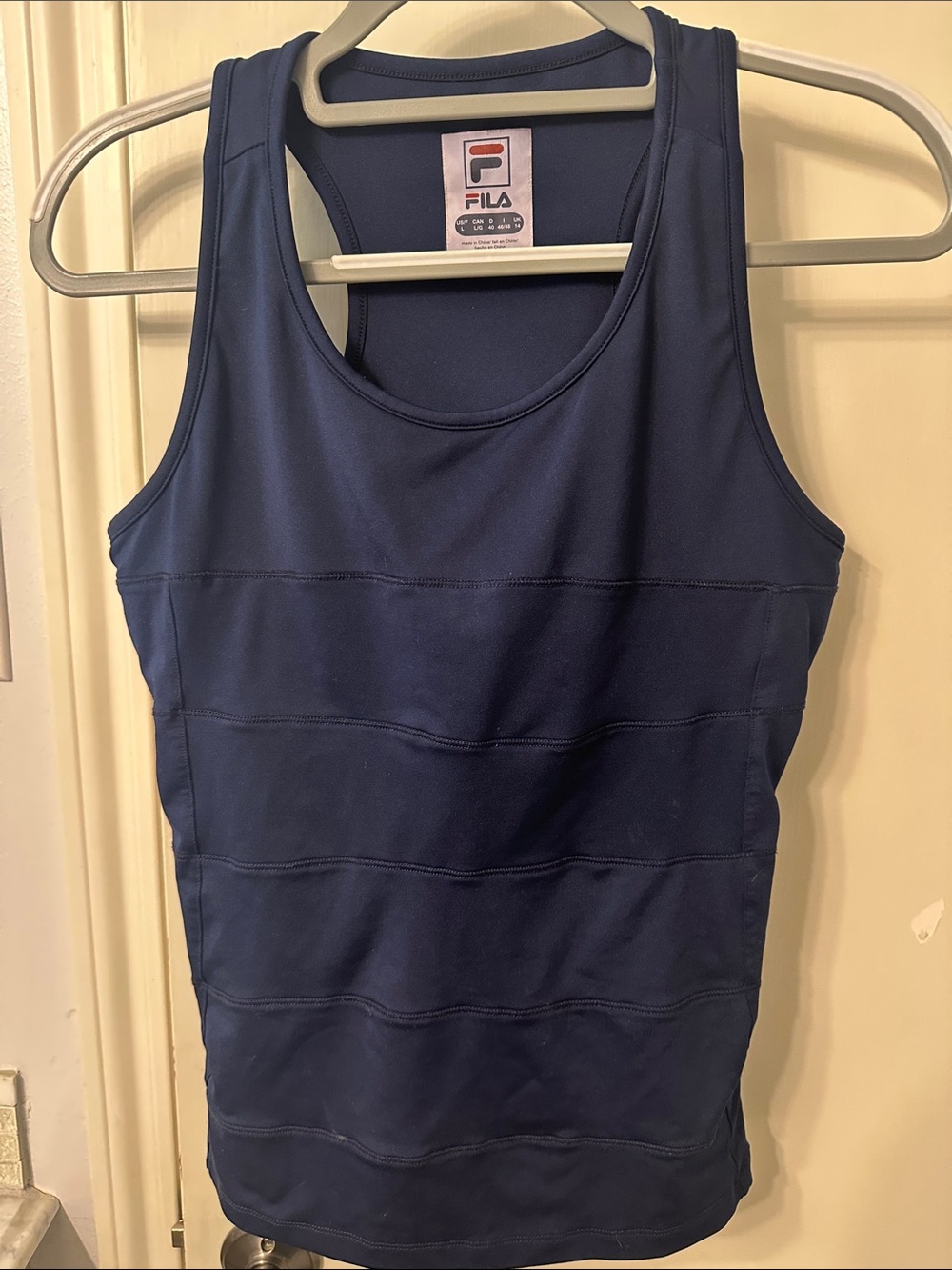 Fila Navy Racerback Athletic Tennis or Golf Tank Top